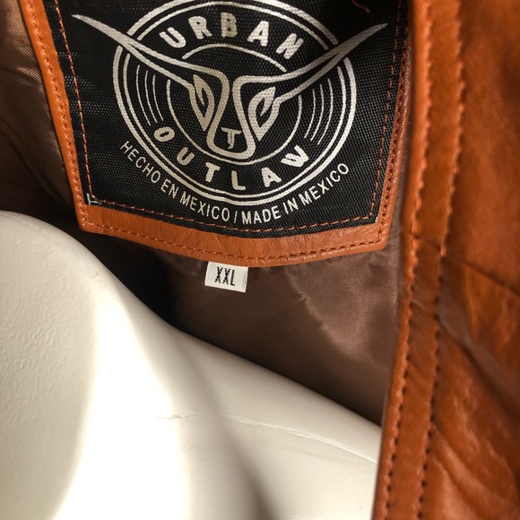 Urban Outlaw Unisex leather vest - Picture 5 of 5